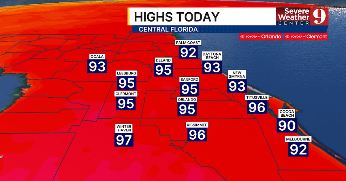 Heat index values to soar as temperatures rise