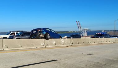 Crash with injuries causing major backup on Dames Point Bridge – Action News Jax
