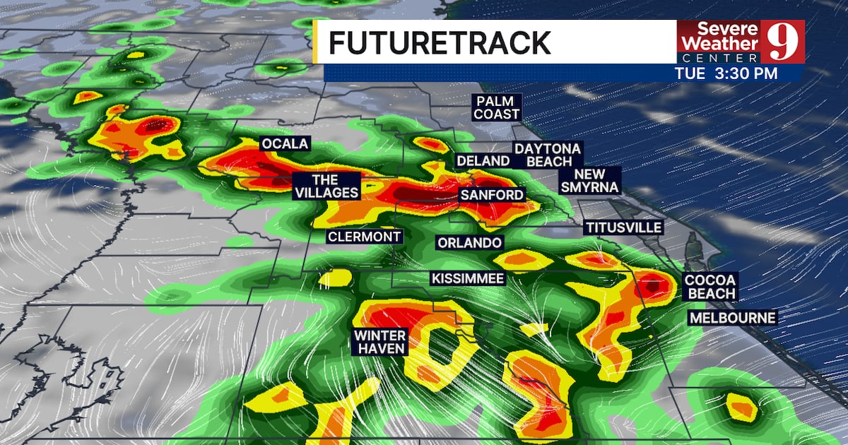 Central Florida to experience rain, heat index drops