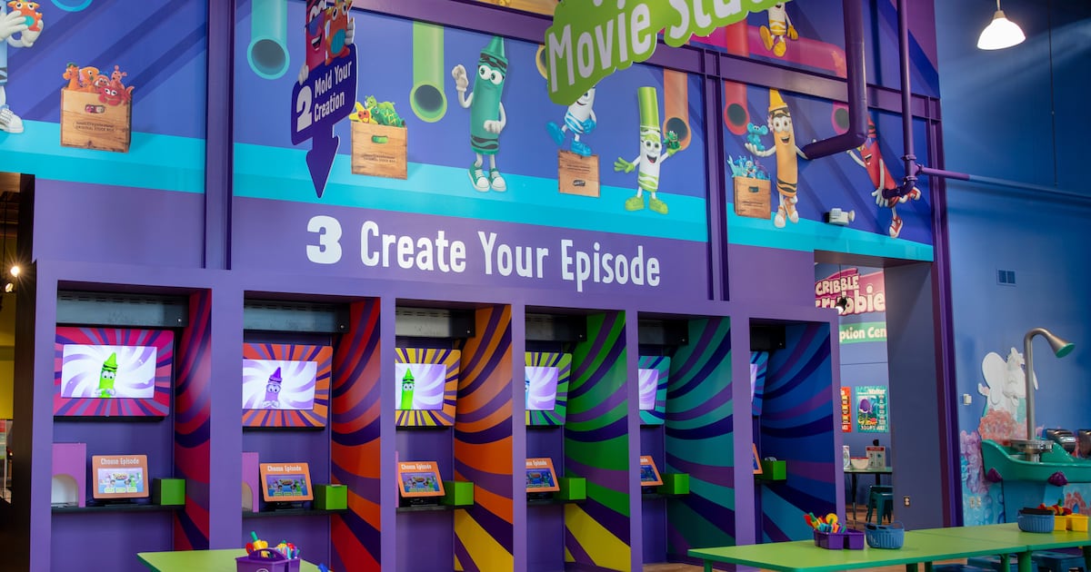 New at Crayola Experience: Model Magic Movie Studios