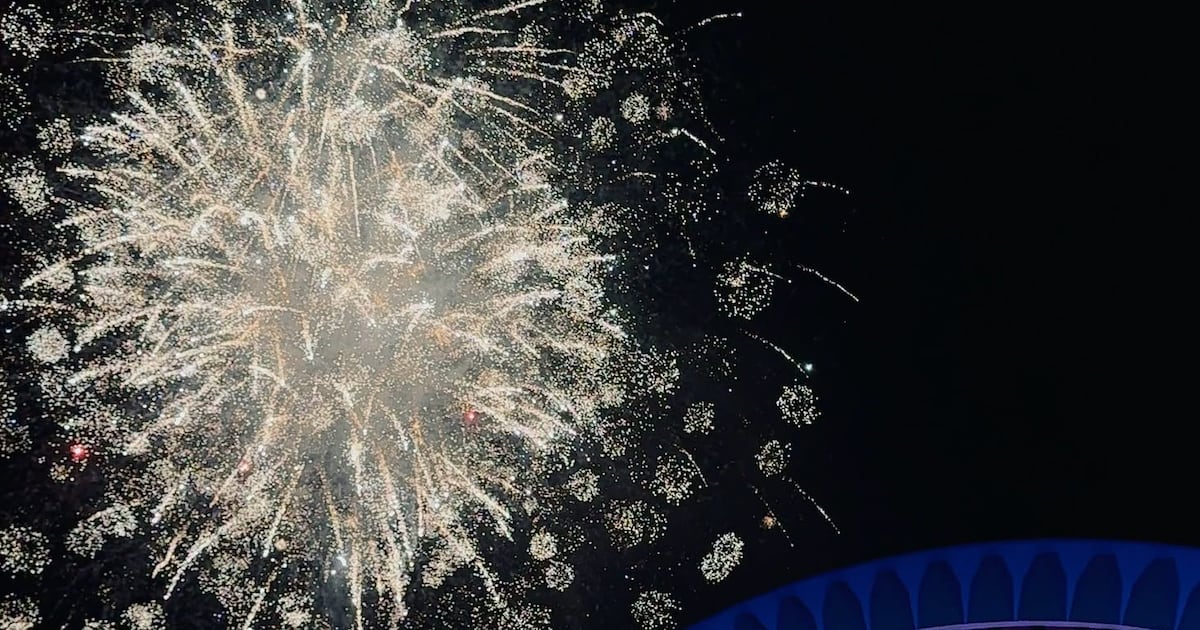 Orlando's Fireworks at the Fountain on July 4
