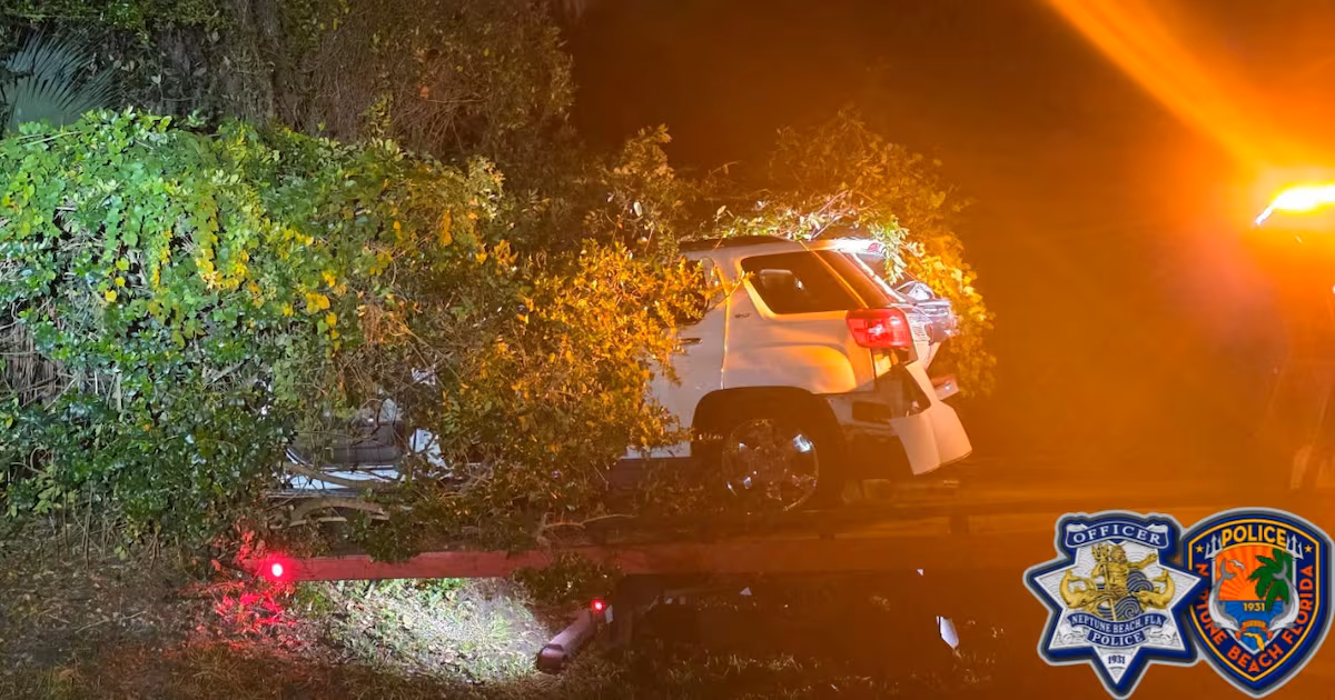 Teen driver arrested on DUI charges after crash injures victims in Neptune Beach