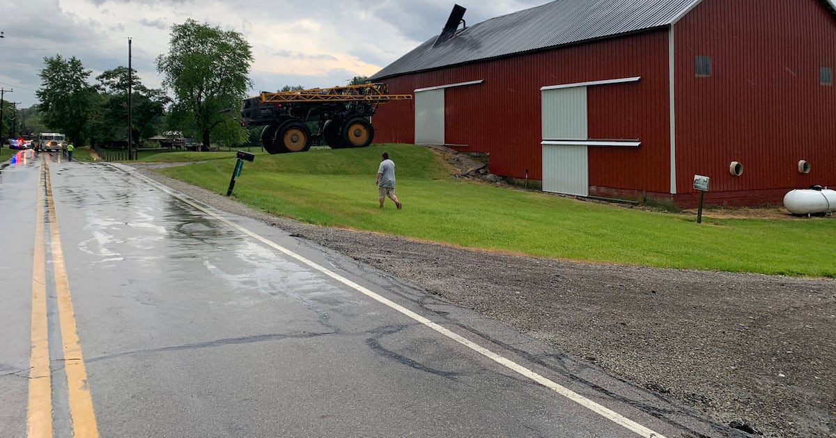 Storms with strong winds, heavy rain damage trees, roofs across Miami Valley