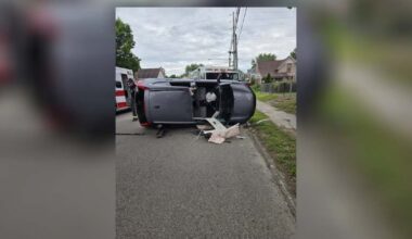 Firefighters free person trapped in rollover crash in Miami Co.