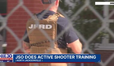 School shooting drill: Law enforcement swarms Stanton College Prep