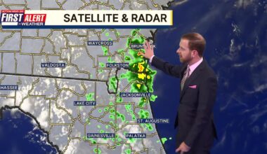 First Alert Weather: Few evening inland showers south & west of Jacksonville – Action News Jax