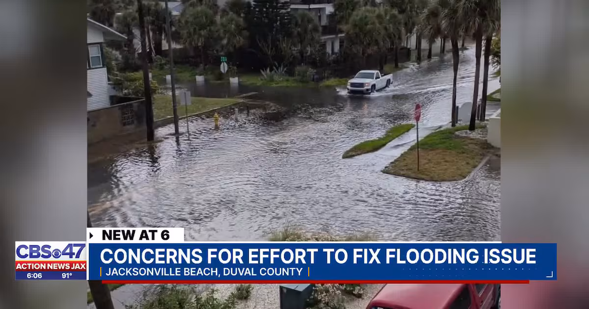 Jax Beach resident speaks out after ongoing flooding on North 1st Street