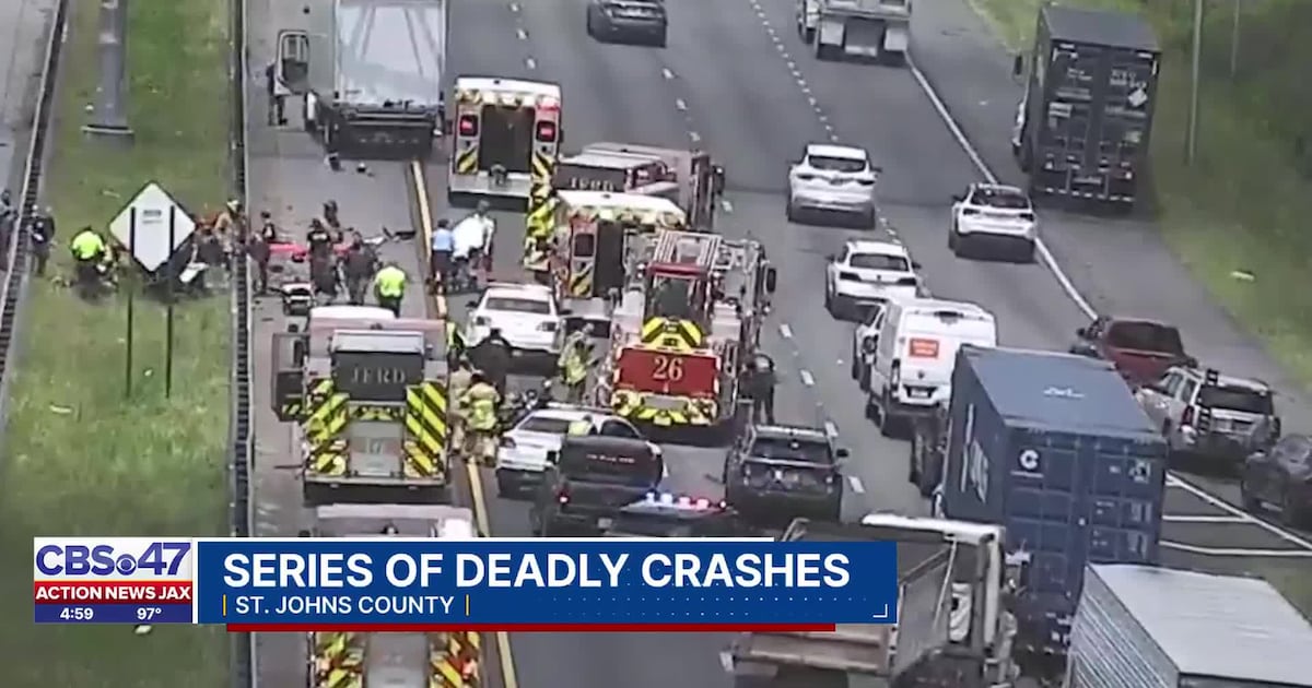 Multiple deadly accidents in Northeast Florida raise safety concerns