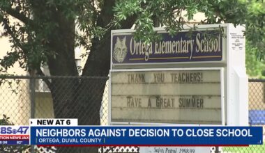 Why is Ortega Elementary being declared surplus before a closure vote? Parents want answers – Action News Jax