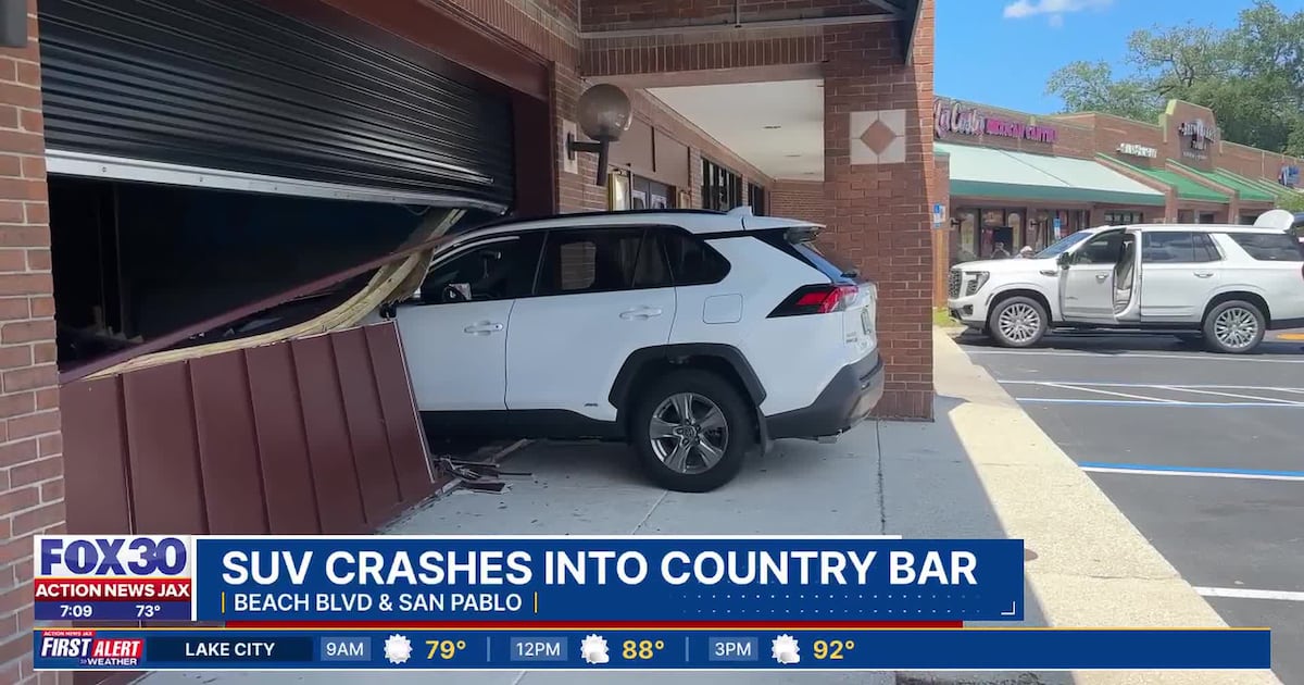 SUV crashes into new Jacksonville country bar – Action News Jax