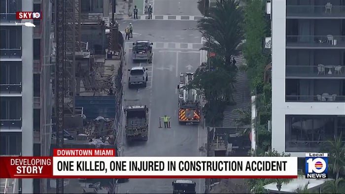 Construction worker killed, another injured in accident on top floor of Downtown Miami condo