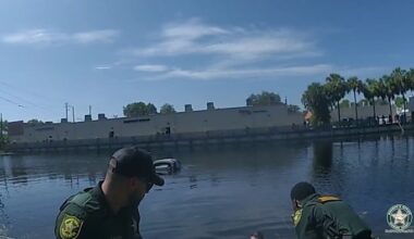 Deputy’s video shows ‘incredible rescue’ from sinking car in Pompano Beach