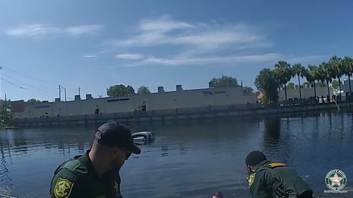 Deputy’s video shows ‘incredible rescue’ from sinking car in Pompano Beach