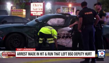 Police arrest man in connection with hit-and-run that left BSO deputy hurt in Fort Lauderdale