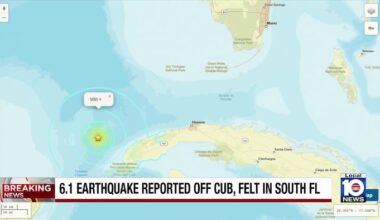 6.1-magnitude earthquake strikes near Cuba; reports of light shaking in South Florida
