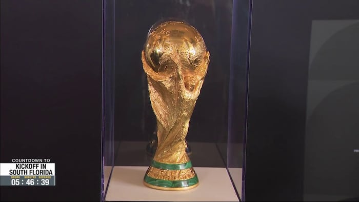 FIFA displays World Cup trophy for 8 hours at Miami’s Freedom Tower