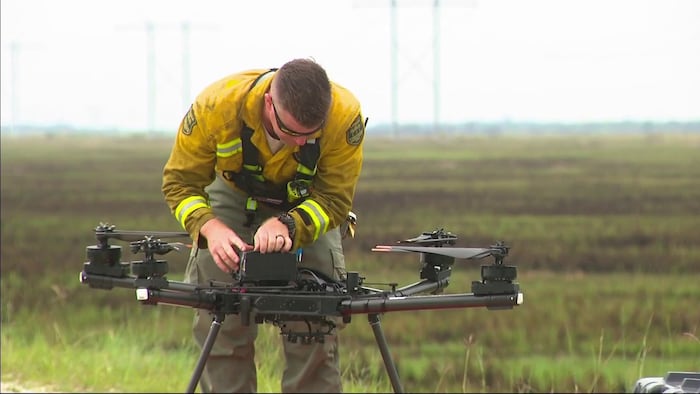 Florida’s new weapon against blazing brush fire season: Pellet-dropping drones