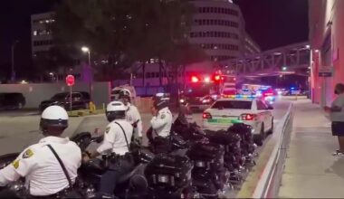Reportan a agente de policía de Miami Beach gravemente herido en accidente automovilístico