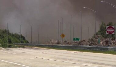Portions of SW 8th St., Turnpike close as brush fires burn in Miami-Dade