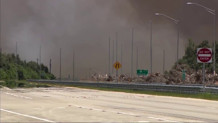 Portions of SW 8th St., Turnpike close as brush fires burn in Miami-Dade