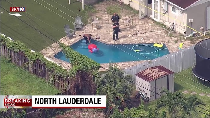 Child hospitalized after being pulled from pool in North Lauderdale, first responders say