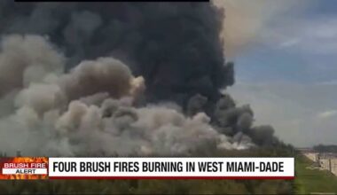 Key roads reopen after Miami-Dade brush fire closures