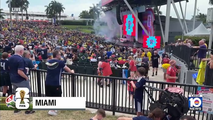 About 30,000 FIFA World Cup fans join big Miami Bayfront Park watch party