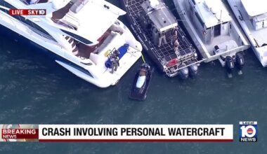 Personal watercraft crash off Virginia Key sends 2 to trauma center