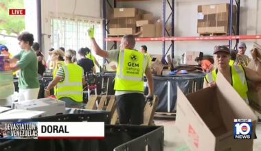 Helping Venezuela: Donations continue to flow in Doral