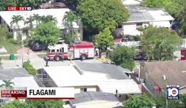 Family of 4 displaced after fire erupts at Miami home