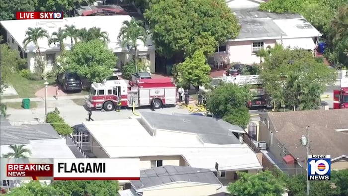 Family of 4 displaced after fire erupts at Miami home