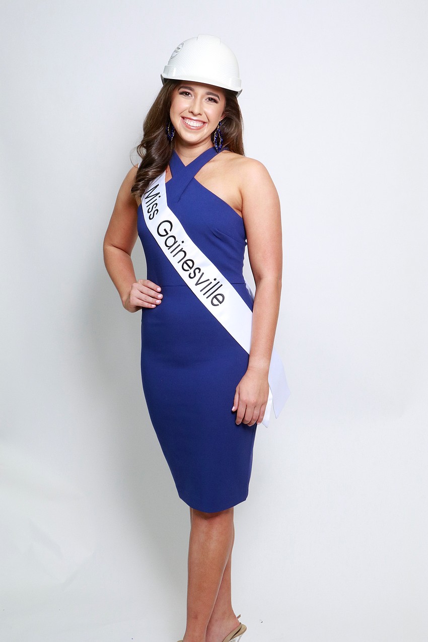 Julianna Nickel became Miss Gainesville in 2020 while studying construction management at the University of Florida. Julianna Nickel became Miss Gainesville in 2020 while studying construction management at the University of Florida.