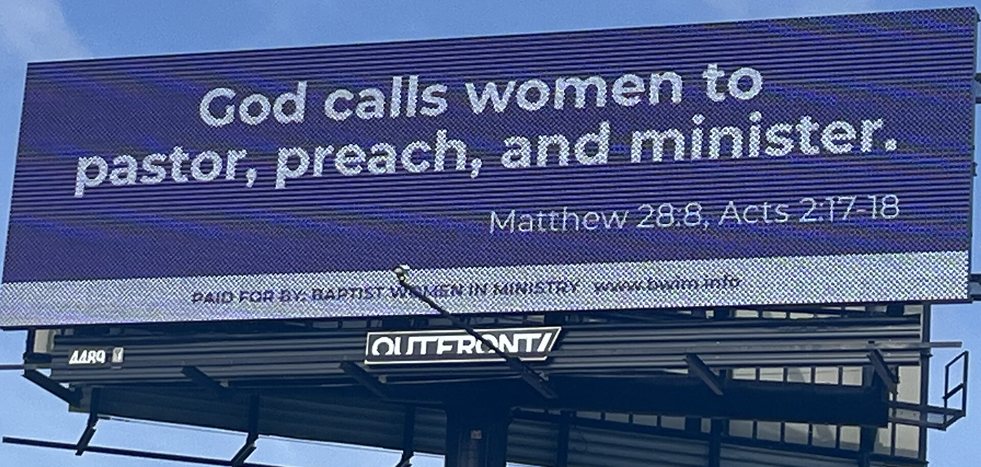 BWIM puts up a billboard in Orlando – Baptist News Global