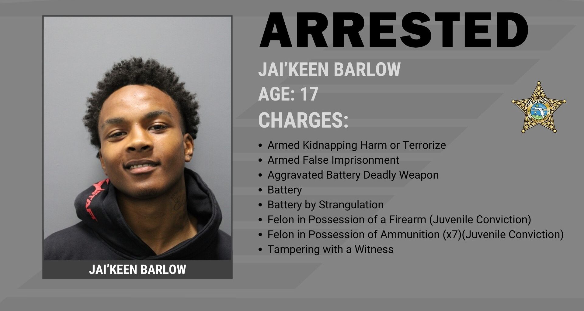 Teen Arrested Following Violent Dating Violence Investigation
