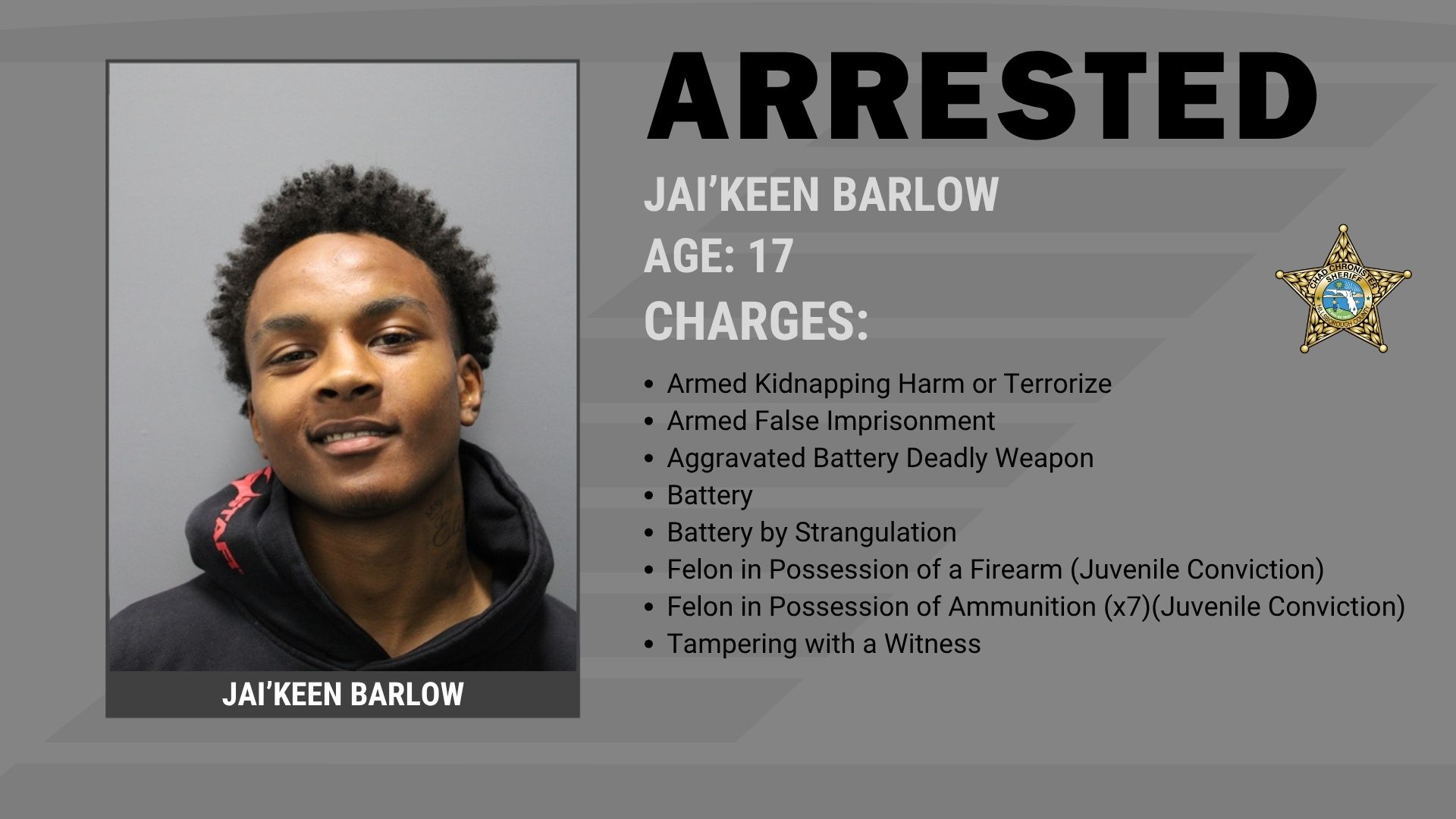 Teen Arrested Following Violent Dating Violence Investigation
