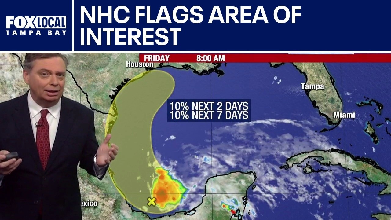 National Hurricane Center flags area of interest