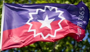 Juneteenth flag (AP Photo)