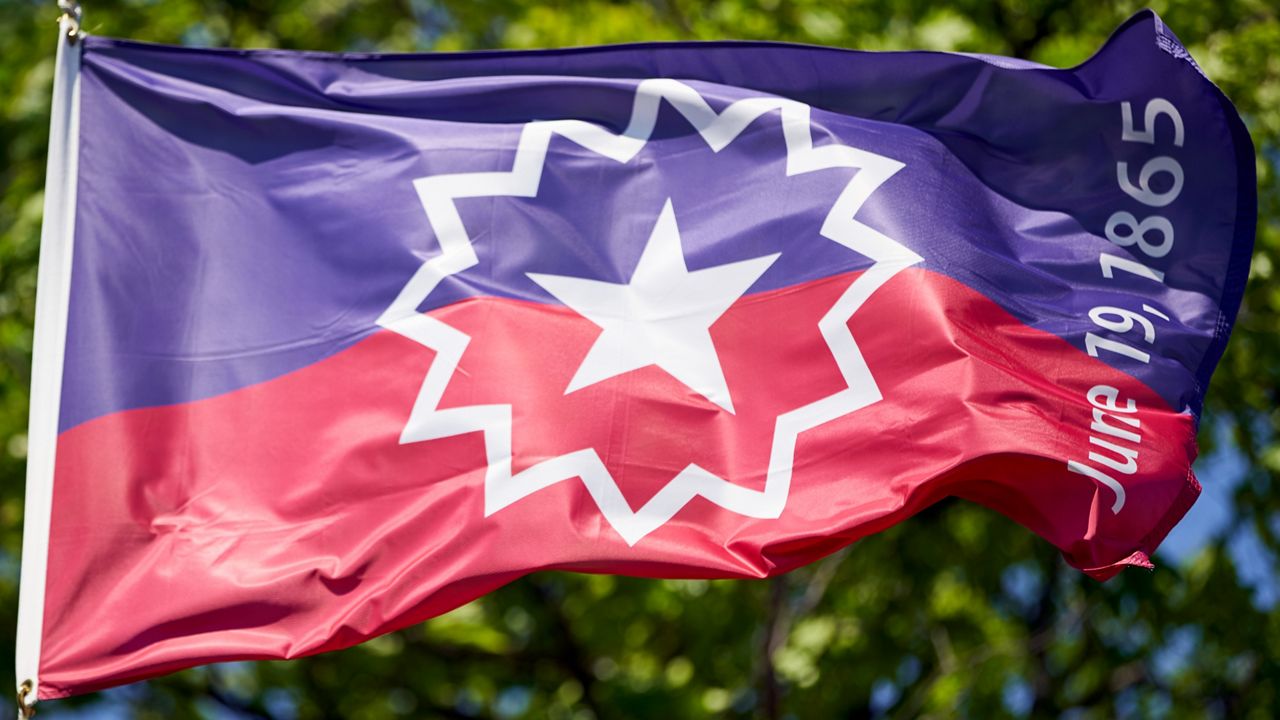 Juneteenth flag (AP Photo)