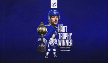 ‘It means a lot’: Kucherov joins short list of two-time Hart Memorial Trophy winners as NHL MVP