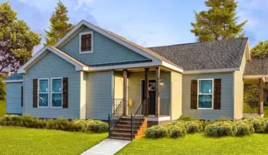 A manufactured home that could be used as affordable housing.