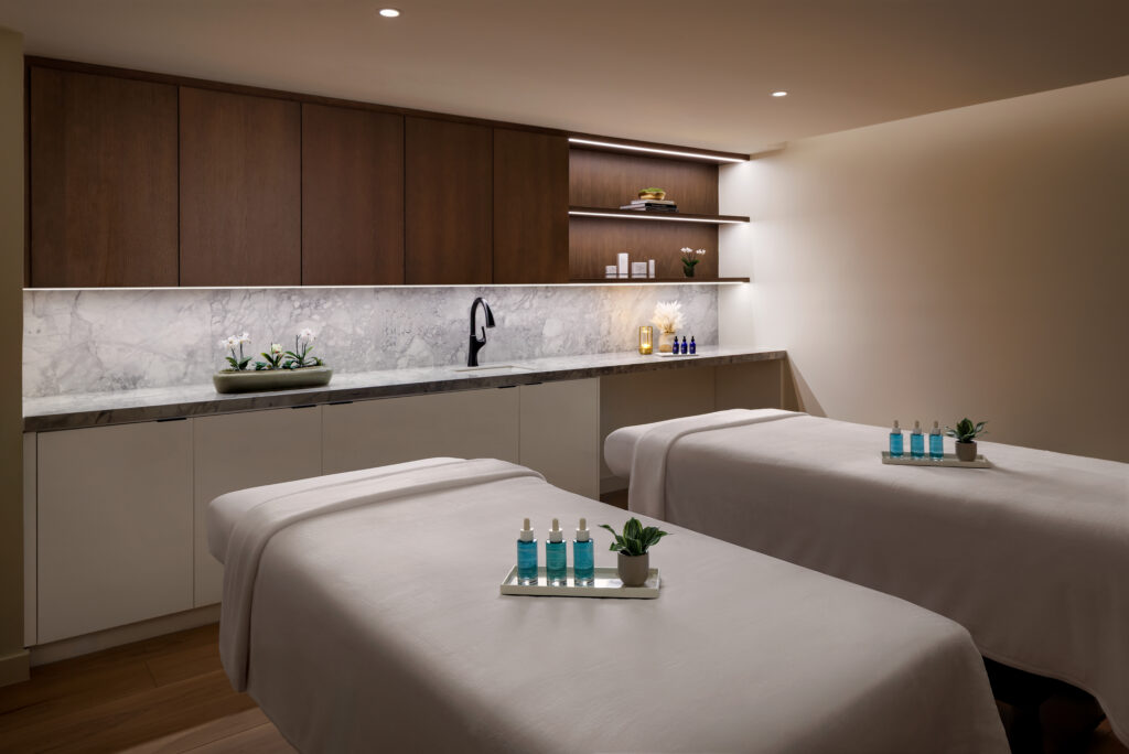 The interior of a spa at a resort