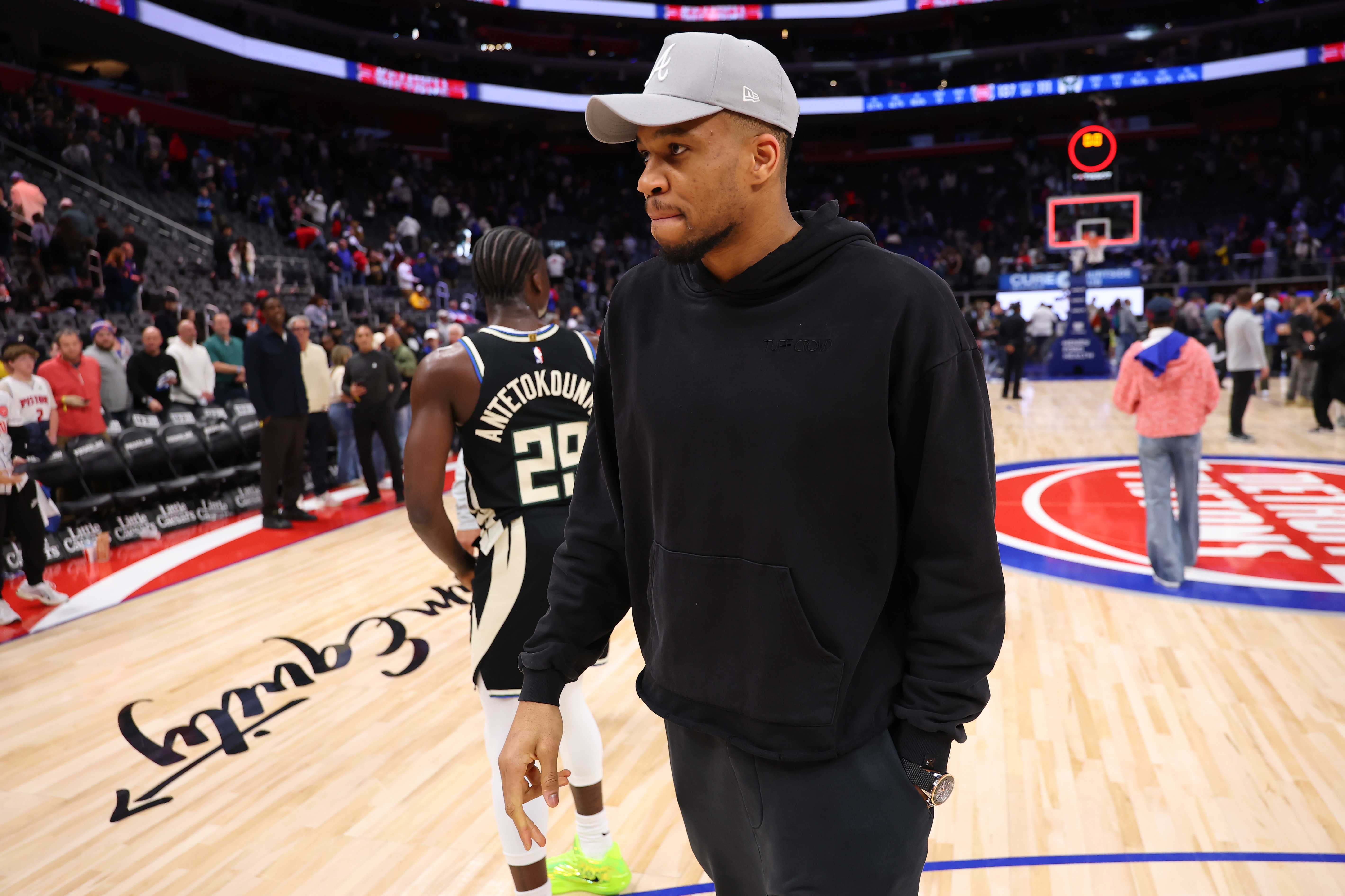 Milwaukee Bucks v Detroit Pistons