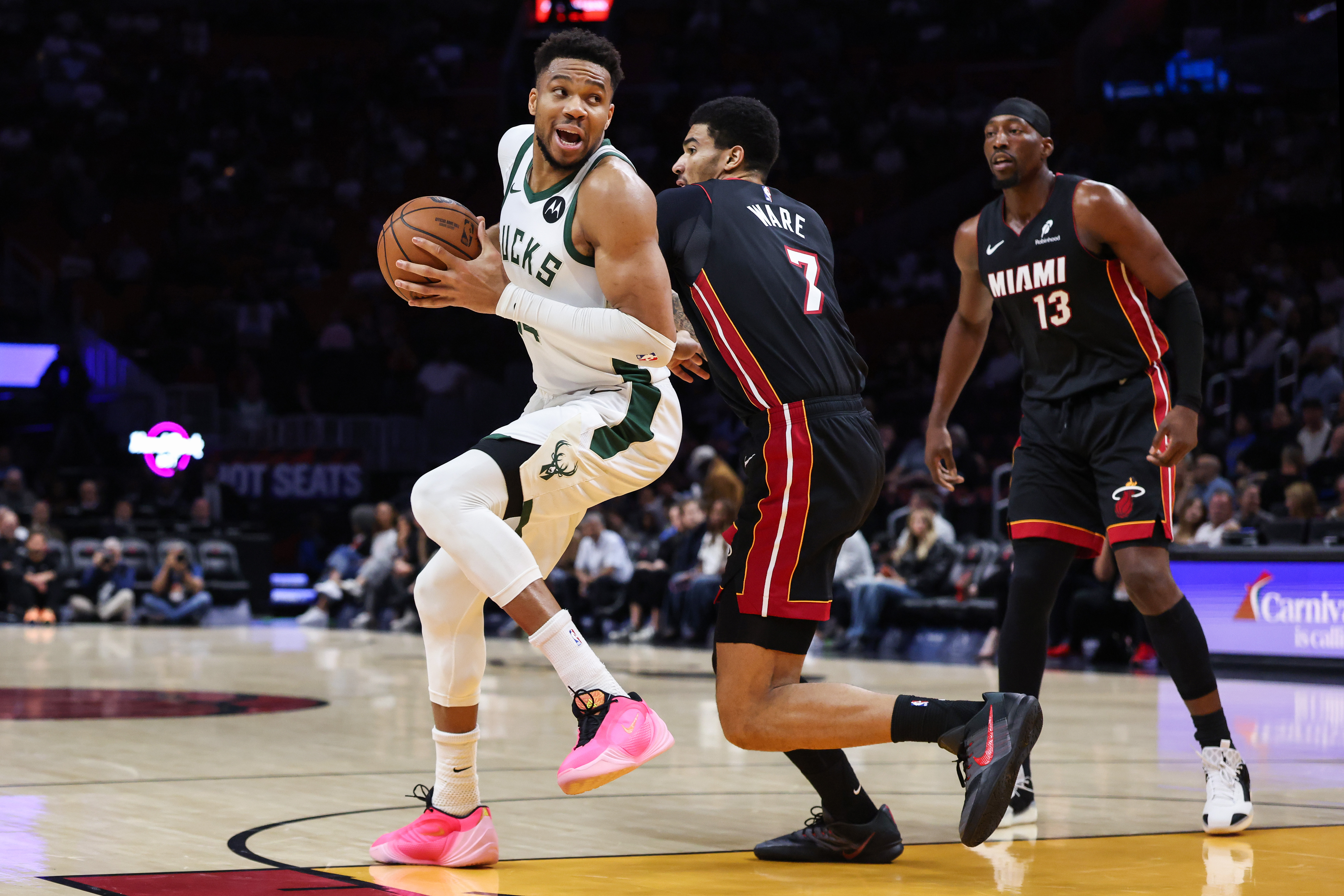 Milwaukee Bucks v Miami Heat