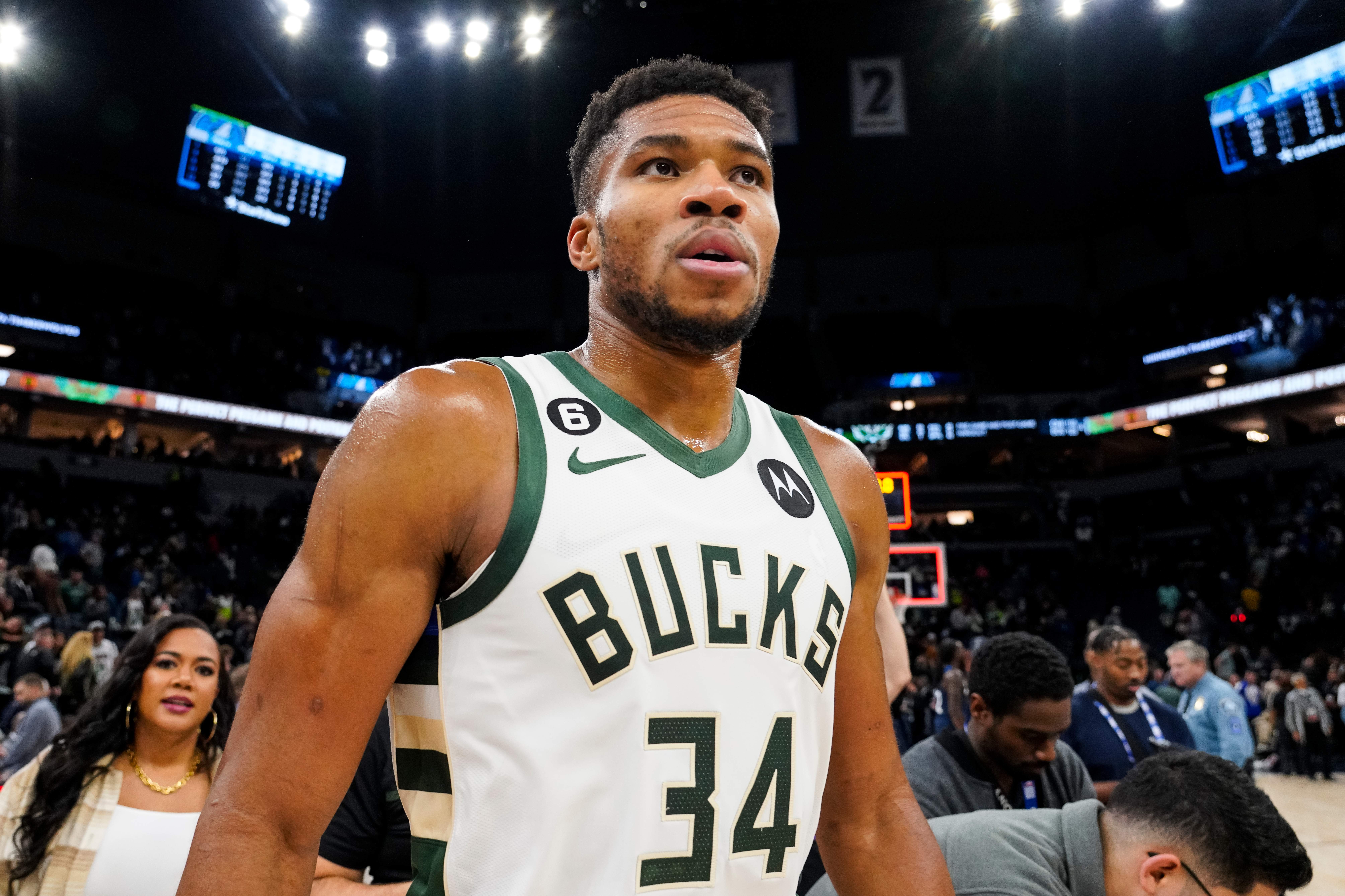 Milwaukee Bucks v Minnesota Timberwolves