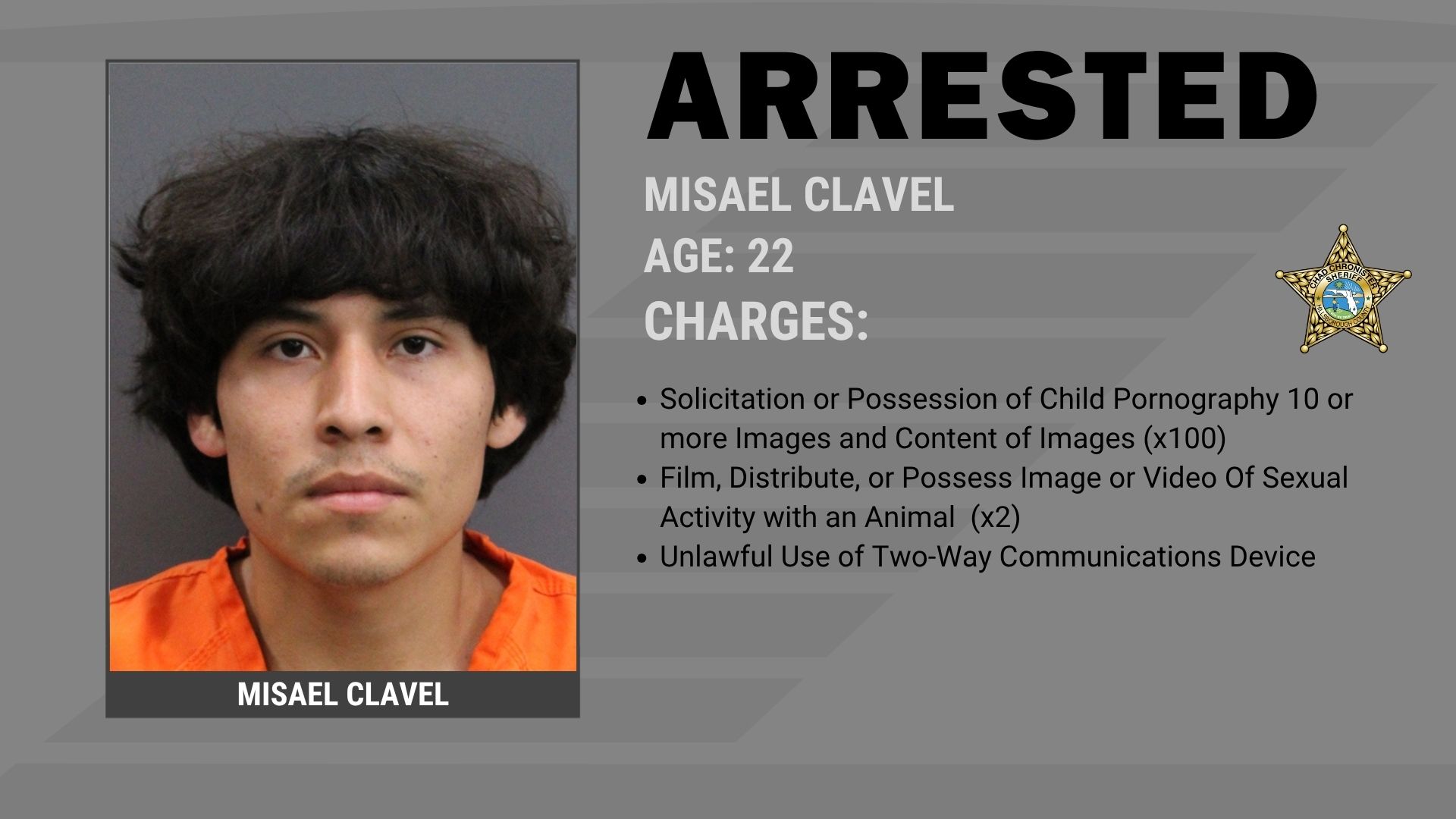 Man Arrested in Ruskin Following Child Exploitation Investigation