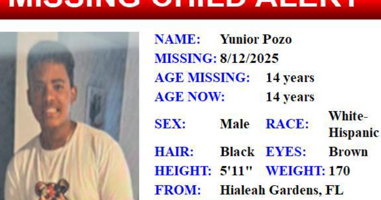 Missing Hialeah Gardens boy found safe, police say