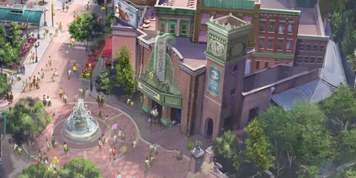 "Glob Theater" concept art in Monstropolis area coming to Hollywood Studios