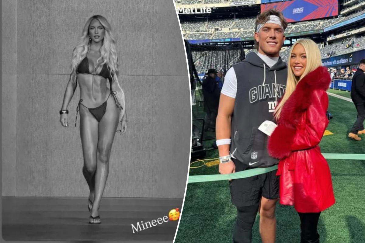 Jaxson Dart gushes over girlfriend Marissa Ayers' Miami Swim Week debut
