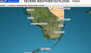 Parts of South Florida could see severe thunderstorms, flash flooding on Tuesday