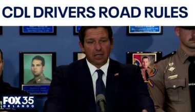 'It's dangerous': DeSantis responds Supreme Court decision, CDL driver can't read English signs